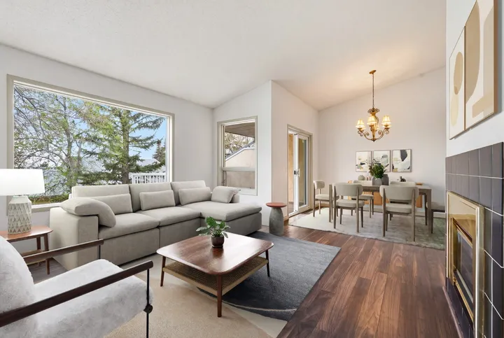 Room after virtual staging